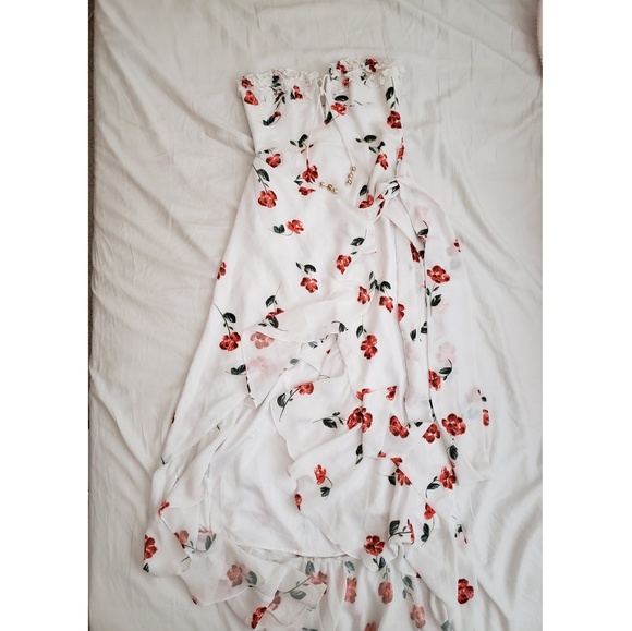 Sabo skirt wrap rose maxi dress - Picture 2 of 4